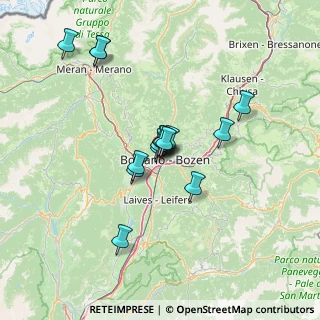 Mappa Vicoli, 39100 Bolzano BZ, Italia (10.74333)