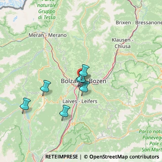 Mappa Vicoli, 39100 Bolzano BZ, Italia (31.48636)
