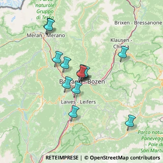 Mappa Via dei Cappuccini, 39100 Bolzano BZ, Italia (11.65462)