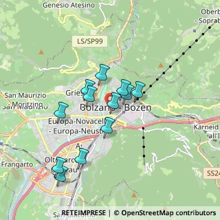 Mappa Via dei Cappuccini, 39100 Bolzano BZ, Italia (1.4925)