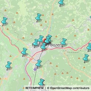 Mappa Via dei Cappuccini, 39100 Bolzano BZ, Italia (4.89833)