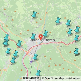 Mappa Via dei Cappuccini, 39100 Bolzano BZ, Italia (6.221)