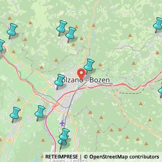 Mappa Via dei Cappuccini, 39100 Bolzano BZ, Italia (6.64846)