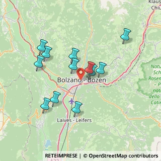 Mappa Via dei Cappuccini, 39100 Bolzano BZ, Italia (6.62667)