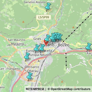 Mappa Via Fiume, 39100 Bolzano BZ, Italia (1.59917)