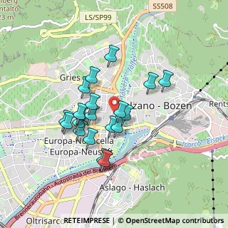 Mappa Viale Venezia, 39100 Bolzano BZ, Italia (0.7165)