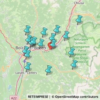 Mappa Zona Produttiva Bodner, 39054 Renon BZ, Italia (7.02056)