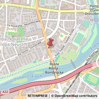 Mappa Via Roma,  72, 39100 Bolzano, Bolzano (Trentino-Alto Adige)
