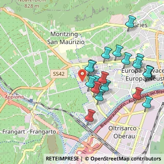 Mappa Viale Wolfgang Amadeus Mozart, 39100 Bolzano BZ, Italia (1.005)