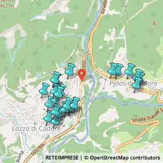 Mappa Strada Statale, 32040 Vigo di Cadore BL, Italia (0.52593)