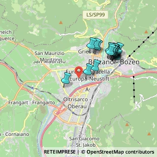 Mappa Via Milano, 39100 Bolzano BZ, Italia (1.749)