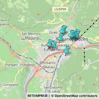Mappa Via Milano, 39100 Bolzano BZ, Italia (1.50364)