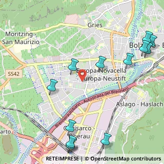 Mappa Via Milano, 39100 Bolzano BZ, Italia (1.44846)