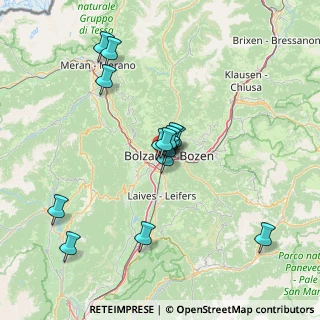 Mappa Via Milano, 39100 Bolzano BZ, Italia (12.91857)