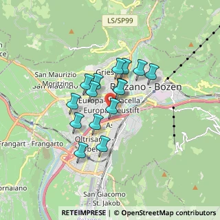 Mappa Piazza Giacomo Matteotti, 39100 Bolzano BZ, Italia (1.224)