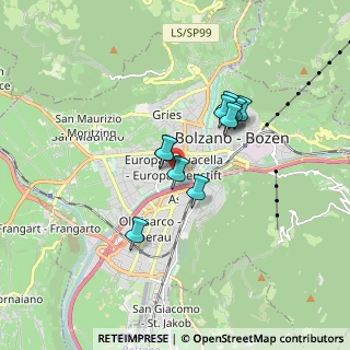 Mappa Piazza Giacomo Matteotti, 39100 Bolzano BZ, Italia (1.25818)