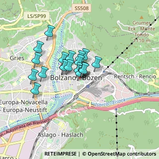 Mappa Galleria Commerciale il Grifone, 39100 Bolzano BZ, Italia (0.5845)