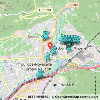 Mappa Vicolo Muri, 39100 Bolzano BZ, Italia (0.751)