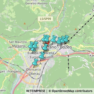 Mappa Vicolo Muri, 39100 Bolzano BZ, Italia (1.08615)