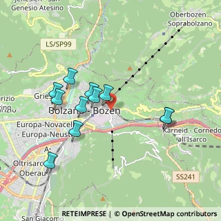 Mappa Via Dolomiti, 39100 Bolzano BZ, Italia (1.72909)
