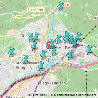 Mappa Via Rosmini, 39100 Bolzano BZ, Italia (0.9345)