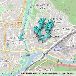 Mappa Piazza Domenicani, 39100 Bolzano BZ, Italia (0.2715)