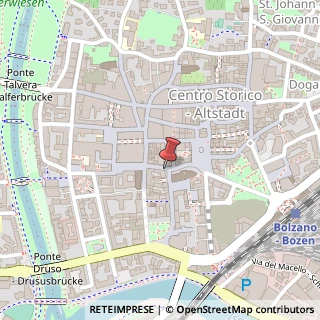 Mappa Piazza della Parrocchia, 13, 39100 Bolzano, Bolzano (Trentino-Alto Adige)