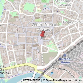 Mappa Piazza von der vogelweide walther 8/b, 39100 Bolzano, Bolzano (Trentino-Alto Adige)