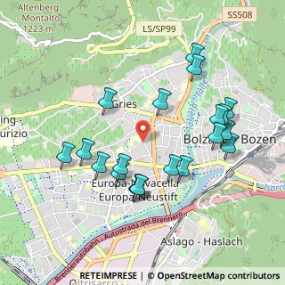 Mappa Viale Duca d'Aosta, 39100 Bolzano BZ, Italia (0.961)