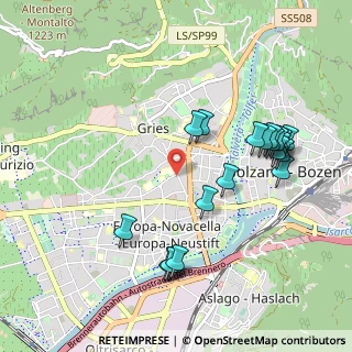 Mappa Viale Duca d'Aosta, 39100 Bolzano BZ, Italia (1.034)