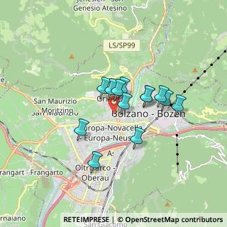 Mappa Viale Duca d'Aosta, 39100 Bolzano BZ, Italia (1.23923)