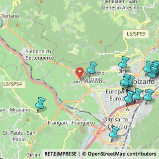 Mappa Via Merano, 39100 Bolzano BZ, Italia (3.04882)