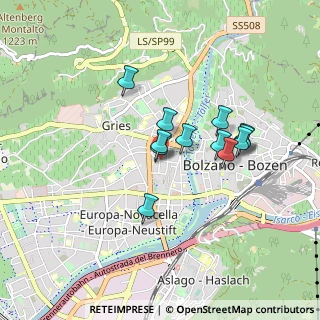 Mappa Via Amba Alagi, 39100 Bolzano BZ, Italia (0.66333)