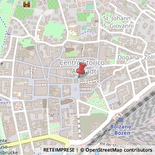 Mappa Piazza Walther, 29, 39100 Bolzano, Bolzano (Trentino-Alto Adige)