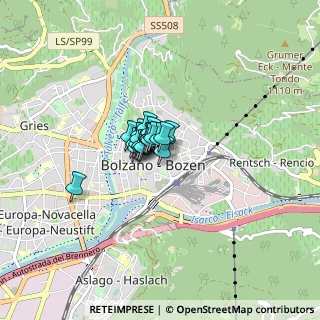 Mappa Galleria Walther, 39100 Bolzano BZ, Italia (0.3095)