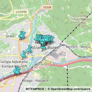 Mappa Galleria Walther, 39100 Bolzano BZ, Italia (0.5995)