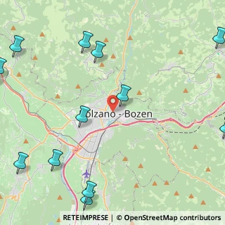 Mappa Vicolo delle Erbe, 39100 Bolzano BZ, Italia (6.64308)