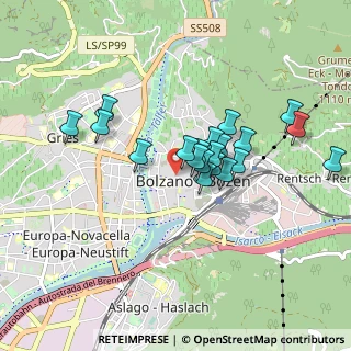 Mappa Via Johann Wolfgang von Goethe, 39100 Bolzano BZ, Italia (0.704)