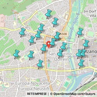 Mappa Piazza Wilhelm Alexander Loew Cadonna, 39100 Bolzano BZ, Italia (0.48)