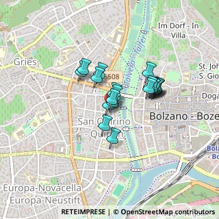 Mappa Via San Quirino, 39100 Bolzano BZ, Italia (0.292)