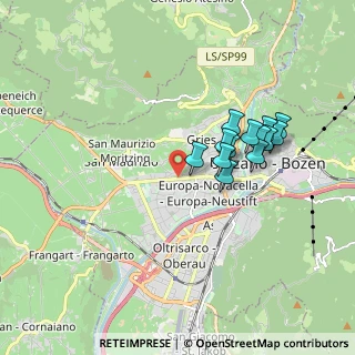 Mappa Via Positano, 39100 Bolzano BZ, Italia (1.53154)