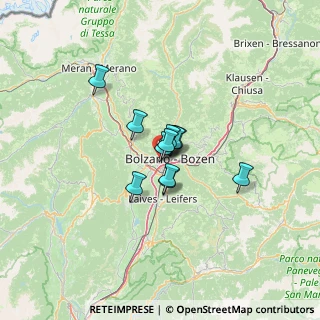 Mappa Via Positano, 39100 Bolzano BZ, Italia (7.02545)