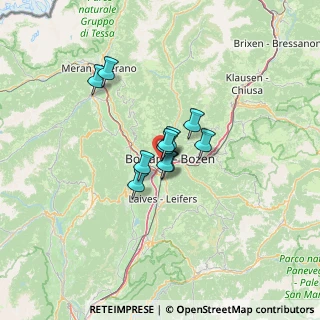 Mappa Via Positano, 39100 Bolzano BZ, Italia (7.42909)