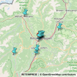Mappa Via Positano, 39100 Bolzano BZ, Italia (8.12308)