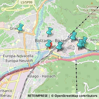 Mappa Piazza Giuseppe Verdi, 39100 Bolzano BZ, Italia (0.91091)