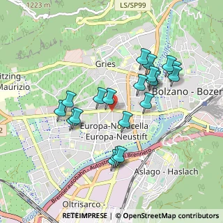 Mappa Via Gaismair Michael, 39100 Bolzano BZ, Italia (0.844)