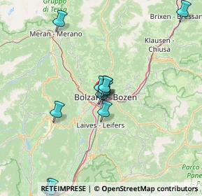 Mappa Via Gaismair Michael, 39100 Bolzano BZ, Italia (14.13273)