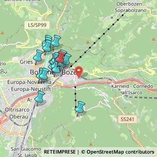 Mappa Via degli Artigiani, 39100 Bolzano BZ, Italia (1.7345)