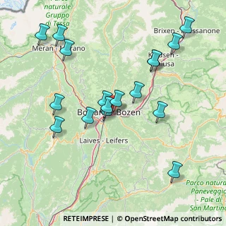 Mappa Via degli Artigiani, 39100 Bolzano BZ, Italia (15.82529)