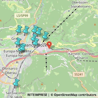 Mappa Via di Mezzo ai Piani, 39100 Bolzano BZ, Italia (2.22273)
